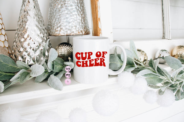 Cup of Cheer SVG, Mama Claus, Team Nice Naughty, Don't Get Your Tinsel in a Tangle Christmas, Svg Cut File, Cricut  PNG Sublimation