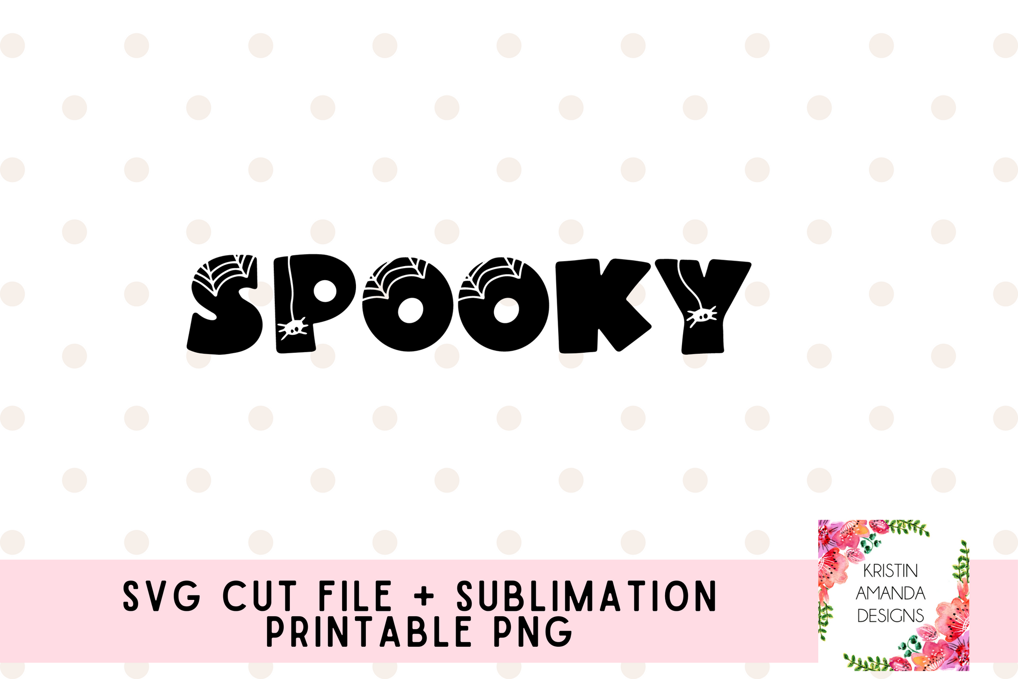 Spooky Halloween SVG Cut File and PNG • Cricut • Silhouette
