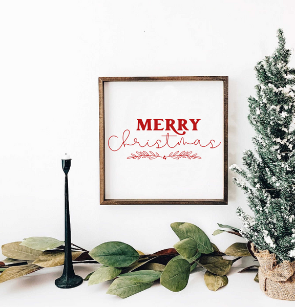 Merry Christmas SVG Cut File and Printable PNG • Cricut • Silhouette