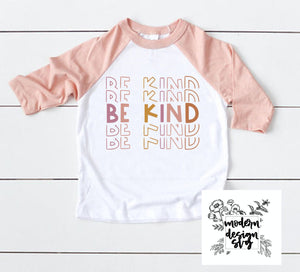 Be Kind Anti Bullying Think Hippie Thoughts Retro Boho Vintage Spring Easter SVG Cut File DXF Printable PNG Silhouette CricutSublimation