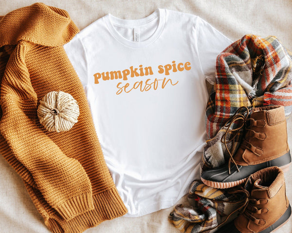 Pumpkin Spice Season Fall Autumn Coffee Pumpkin Fall Pregnancy Announcement SVG Cut File DXF Printable PNG Silhouette CricutSublimation