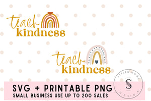 Teach Kindness Teacher Teaching Classroom Diversity Be Kind Positive Shirts Bundle SVG Cut File Printable PNG Silhouette Cricut Sublimation