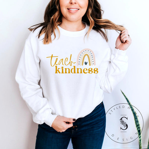 Teach Kindness Teacher Teaching Classroom Diversity Be Kind Positive Shirts Bundle SVG Cut File Printable PNG Silhouette Cricut Sublimation