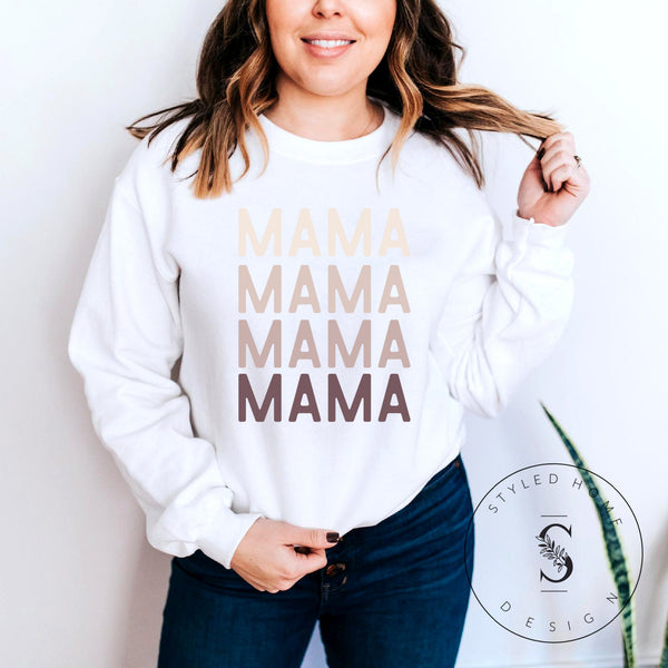 Mama Mini Loved Mama Mother Son Mother Daughter Shirts Bundle SVG Cut File Printable PNG Silhouette Cricut Sublimation