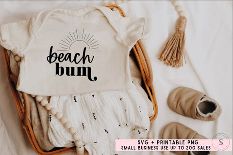 Beach Bum Pregnancy Announcement Mama Save Bees Raise a Wild Flower Retro Boho SVG Cut File Printable PNG Cricut Sublimation
