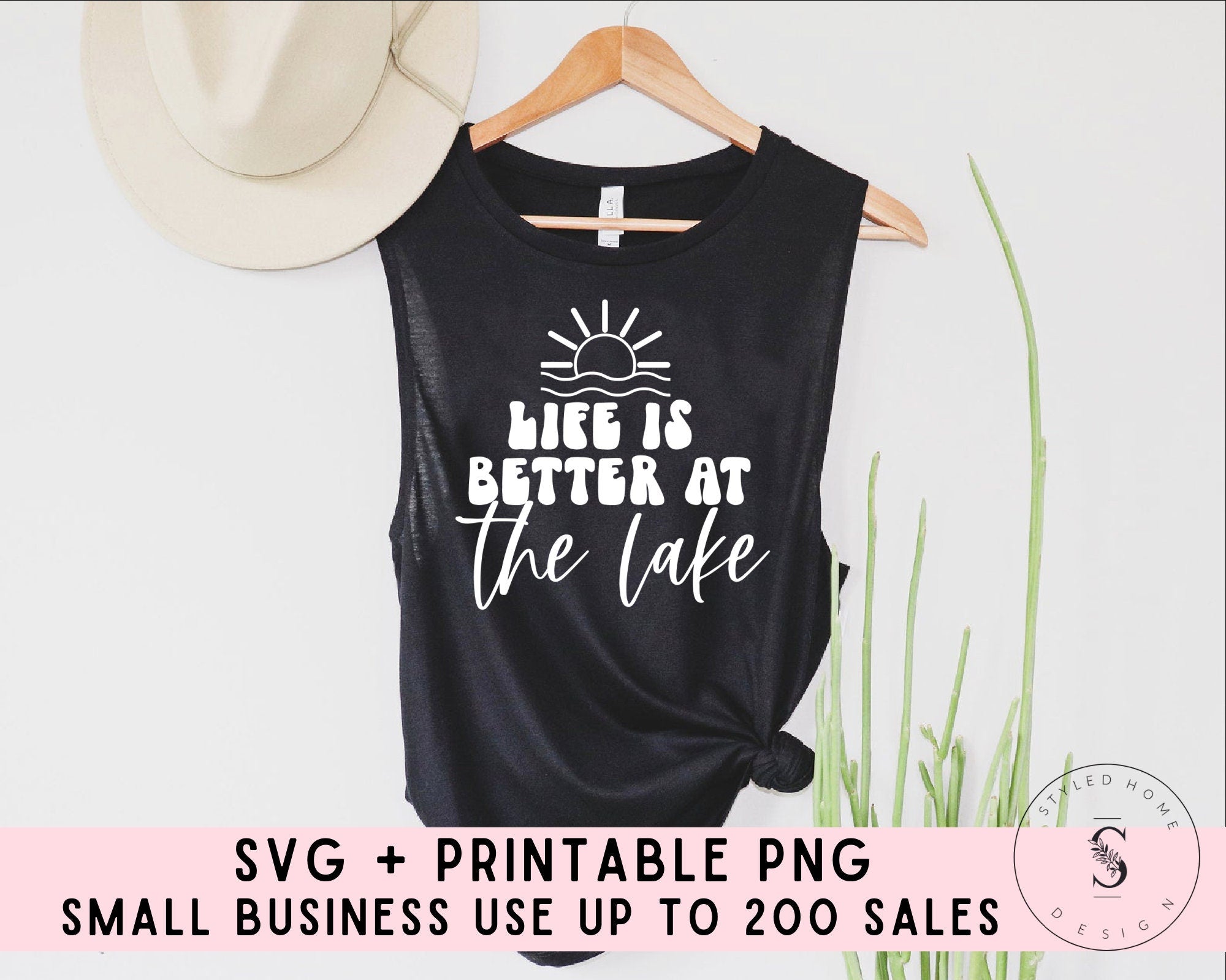 Life is Better at the Lake Svg, Sunkissed Svg, Summer Svg, Lake Life, Retro SVG Cut File Printable PNG Silhouette Cricut Sublimation
