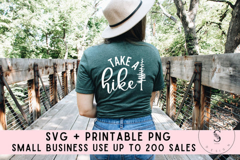 Take a Hike, Go Your Own Way, , Sunny Days, Boho, Spring, Summer SVG Cut File, Printable PNG, Silhouette, Cricut, Sublimation