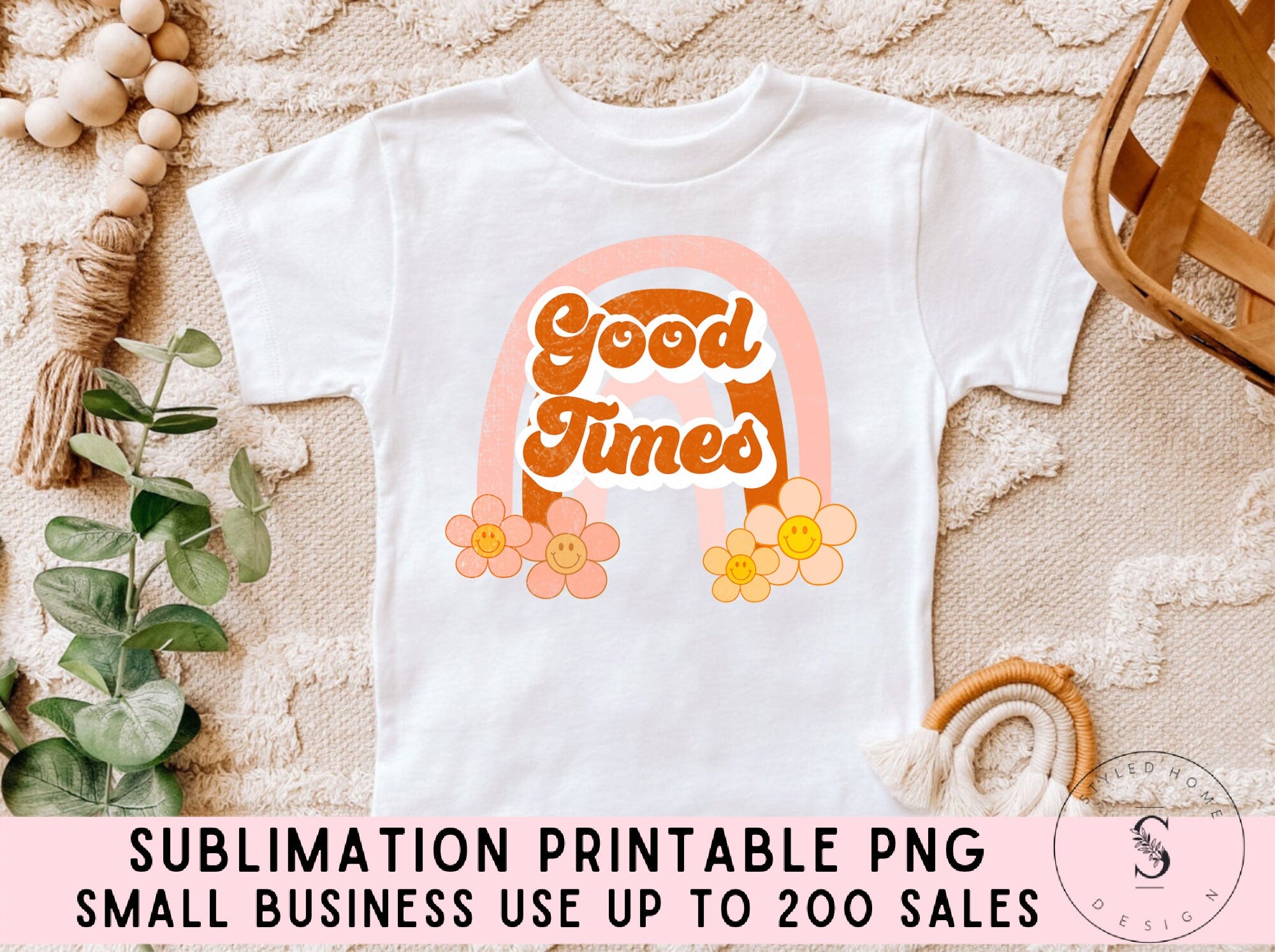 Good Times Retro PNG, Mama's Sunshine, Mom and Me Matching Boho Vintage PNG Silhouette Cricut Sublimation
