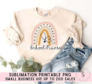 School Nurse, Teacher, Teach Love Inspire, Teach Tiny Human Tamer Shirts Bundle Printable PNG Silhouette Cricut Sublimation