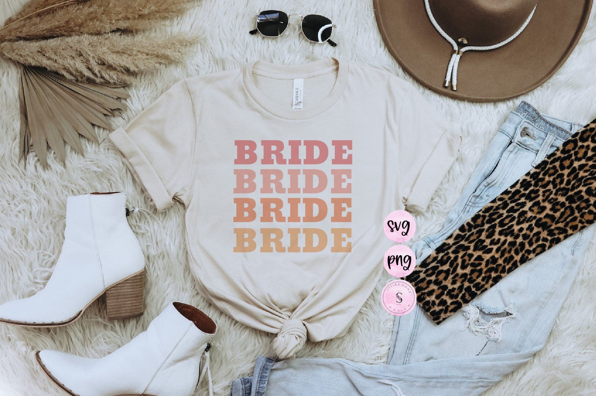 Bride Babe SVG Bundle, Retro, Nashville Bachelorette Shirts, Bride Babe, Bridesmaid Shirt SVG Cut File, Sublimation PNG