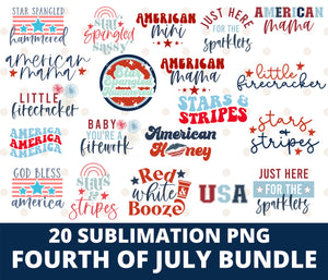 4th of July Sublimation Bundle, 4th of July Sublimation Design, Fourth of July Retro Png, Sublimation Design, Printable PNG,