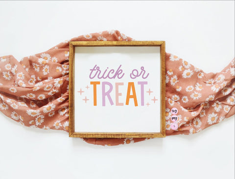 Trick or Treat, Halloween SVG, Spooky Pumpkin Spice, Fall,  Pumpkin Spice Coffee, Autumn Printable PNG Sublimation Design