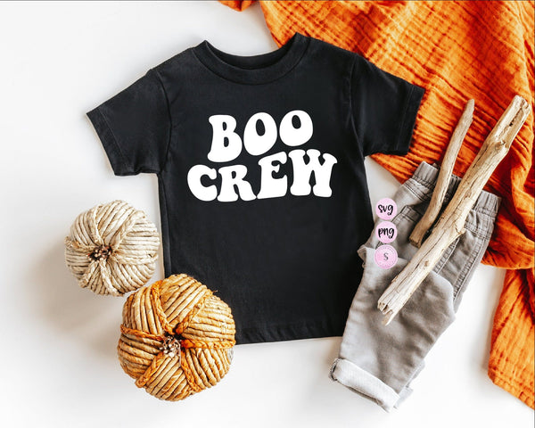 Boo Crew,  Hello Pumpkin Ghouls Rule, Fall Pumpkin Spice Coffee Retro Autumn SVG Printable PNG Sublimation Design