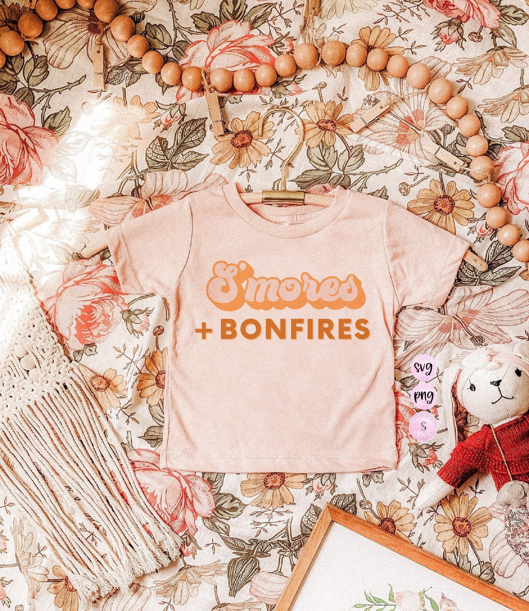 Fall Bonfires Thankful Mama Ghouls Rule Morning Pumpkin Fall Pumpkin Spice Coffee Retro Cozy Autumn Printable PNG Sublimation Design