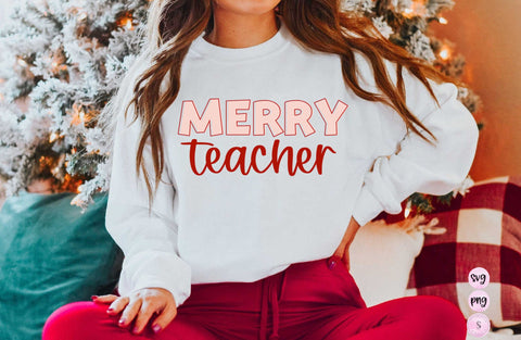 Merry Teacher SVG, Mama Claus, Team Nice Naughty, Don't Get Your Tinsel in a Tangle Christmas, Svg Cut File, Cricut  PNG Sublimation