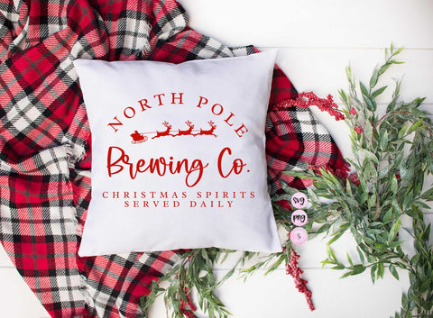 North Pole Brewing Co. Farmhouse SVG, Cookie Tester, Baking Spirits Bright, Christmas, Svg Cut File, Cricut  PNG Sublimation