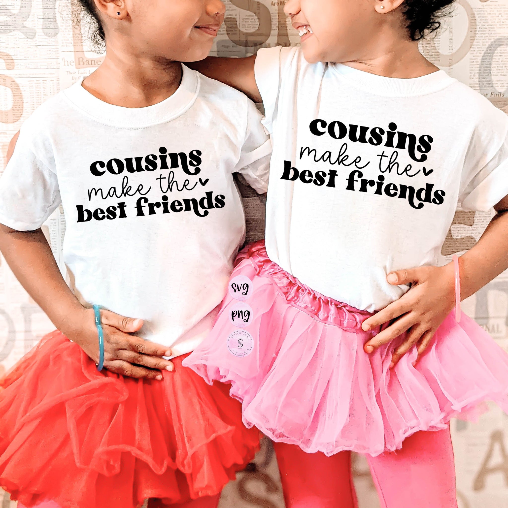 Cousins Make the Best Friends Svg, Cousin Svg, Taco Bout Cute, Baby Bodysuit Bundle, Newborn SVG Cut File,  PNG, Cricut Svg, Sublimation