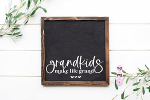 Grandkids Make Life Grand Svg, Grandma Est. 2022 SVG, Coffee Mug Svg, Farmhouse Svg, Grandma Shirt SVG Cut File PNG, Cricut, Sublimation
