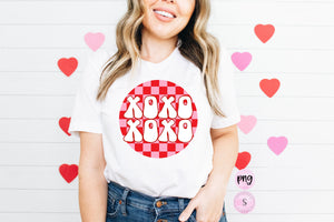 Xoxo Png, Love More Worry Less Png,  Retro, Valentine's Day, Mom and Me Matching, Printable PNG Cricut Sublimation