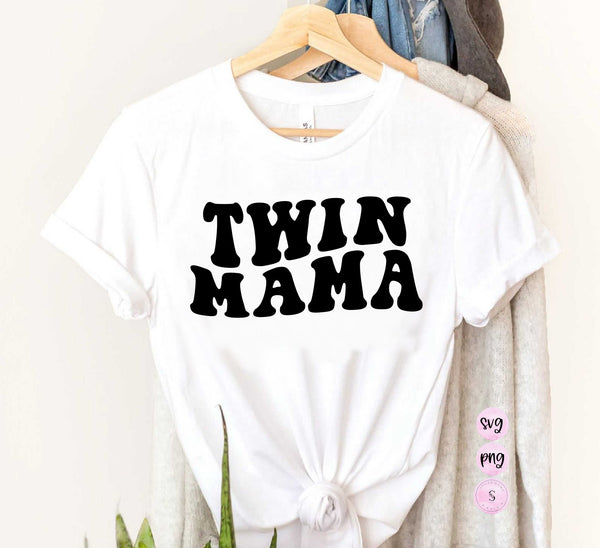 Twin Mama Svg, Mama Needs Coffee Svg, Mama Life, Mama Bear, Mom Svg, Retro SVG Cut File Printable PNG Silhouette Cricut Sublimation