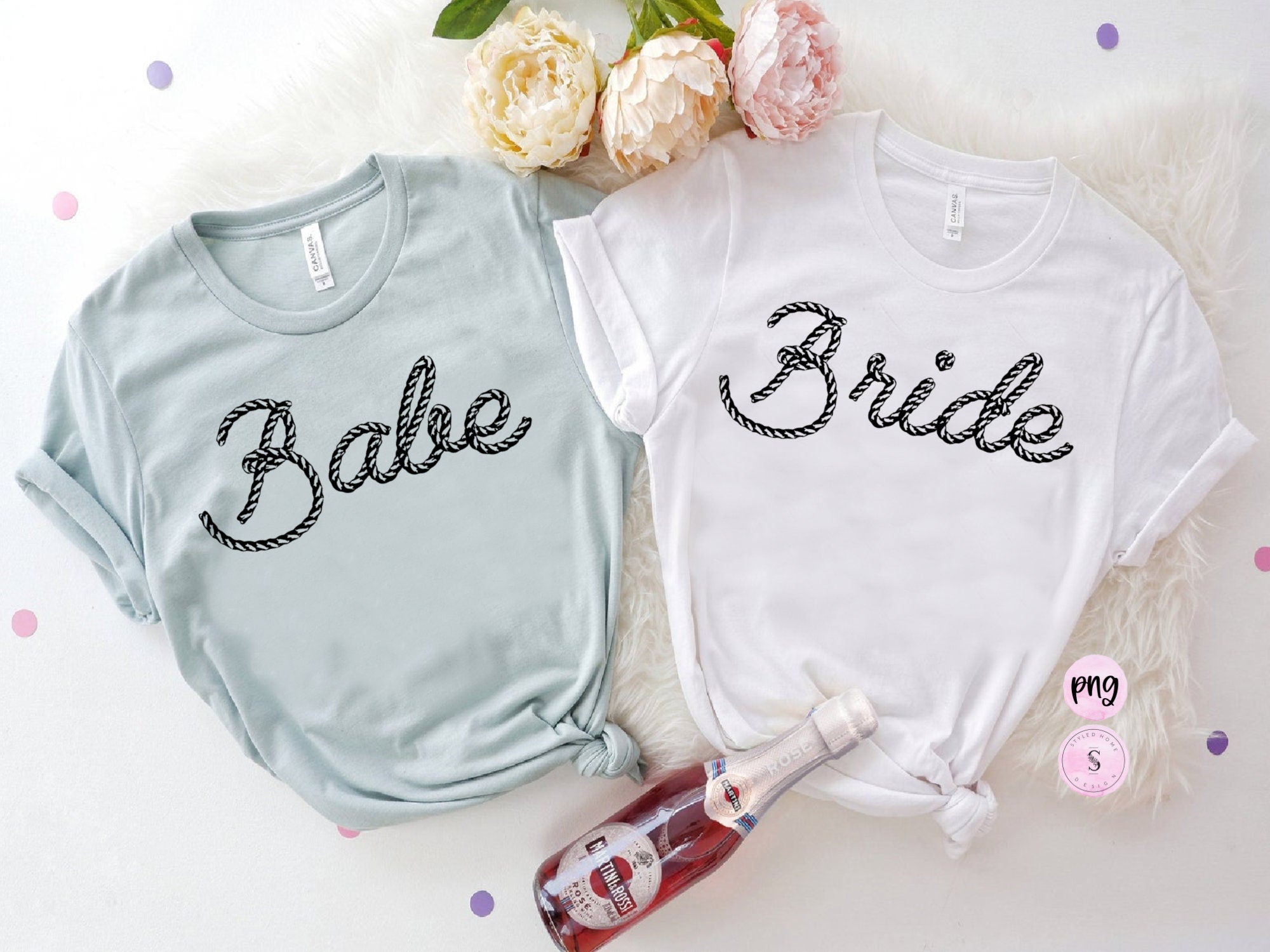 Bride Babe PNG, Getting Hitched Getting Rowdy Sublimation Bundle, Retro Png, Bachelorette Shirts, Bride Babe, Sublimation PNG