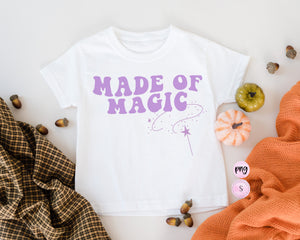 Made of Magic PNG- Sublimation Digital Download,Halloween sublimation, Witchy png, Halloween png, Spooky designs, Retro Halloween png